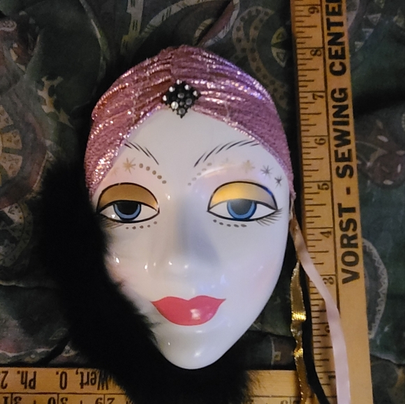 Ceramic Mask wall art - Picture 2 of 3